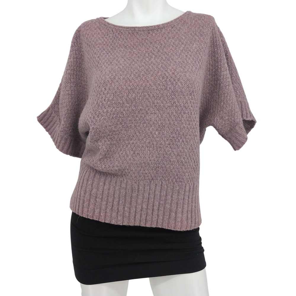Linea Maglia Alpaca Wool Blend Knit Sweater Dolman Sleeve Old Money Italy Medium